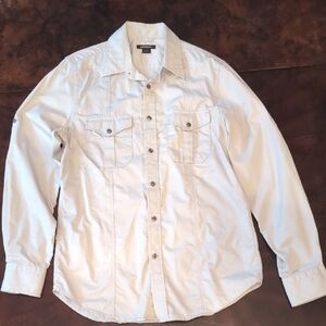 White Button-Up Shirt